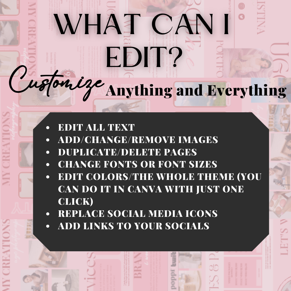 UGC Portfolio Website Template – Pink Rose - Image 6