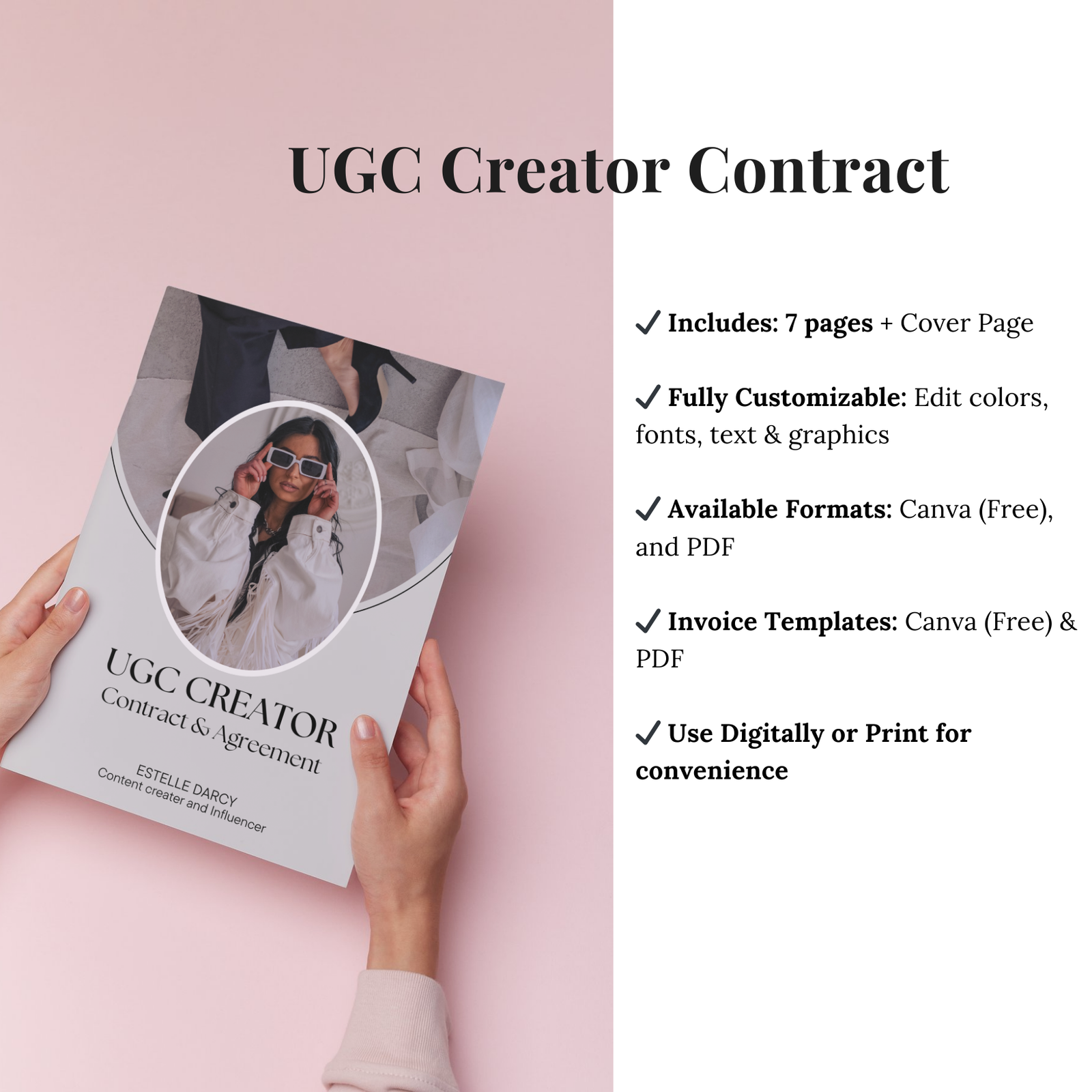 UGC Creator 7-Page Contract & Agreement – Protect Your Work & Get Paid - Image 4