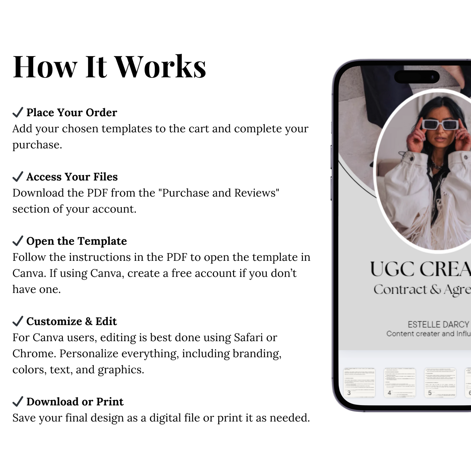 UGC Creator 7-Page Contract & Agreement – Protect Your Work & Get Paid - Image 5