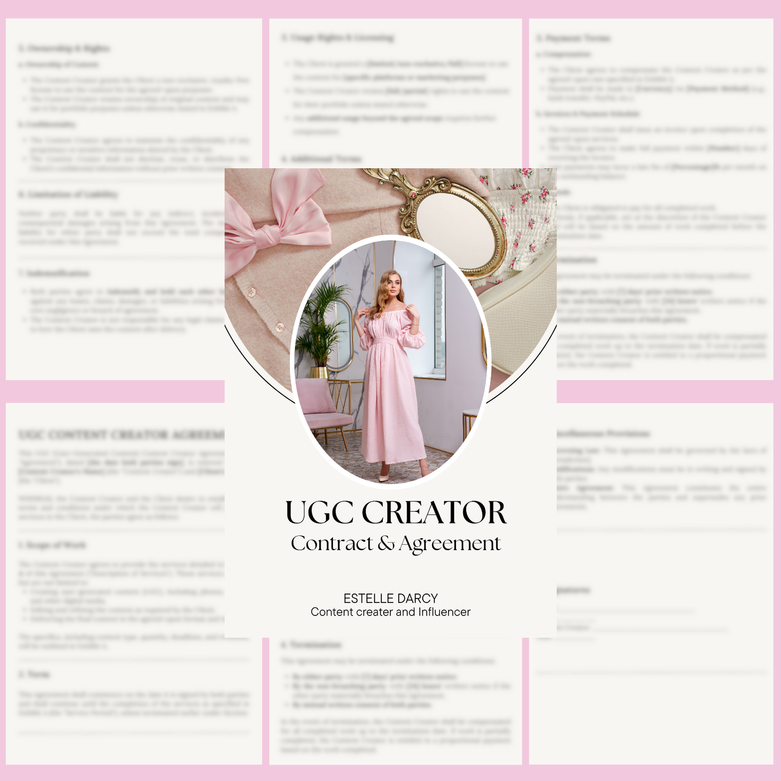 UGC Creator 7-Page Contract & Agreement – Protect Your Work & Get Paid - Image 6